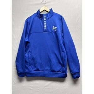 Colosseum Men’s Large Air Force Royal Blue 1/4 Zip Pullover Sweatshirt